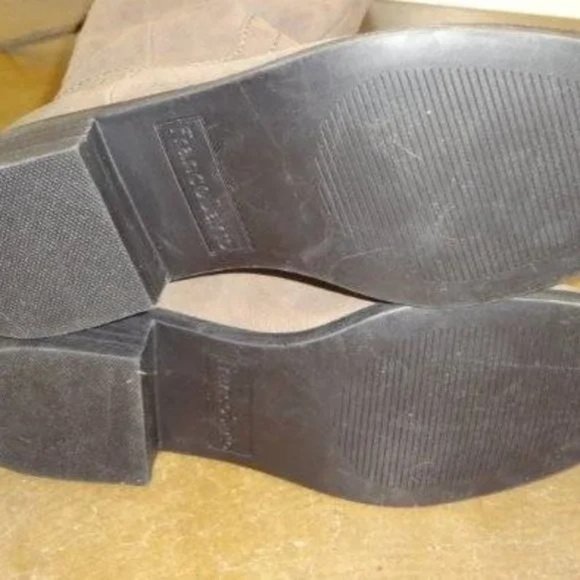 🆕 FRANCO SARTO Brenna Knee High Tall Suede Boots Taupe Gray 6 - Picture 8 of 8